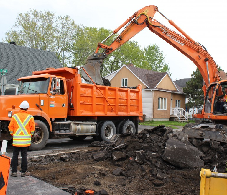 Travaux d’excavation sur l’avenue Rouleau  dès le 15 juin