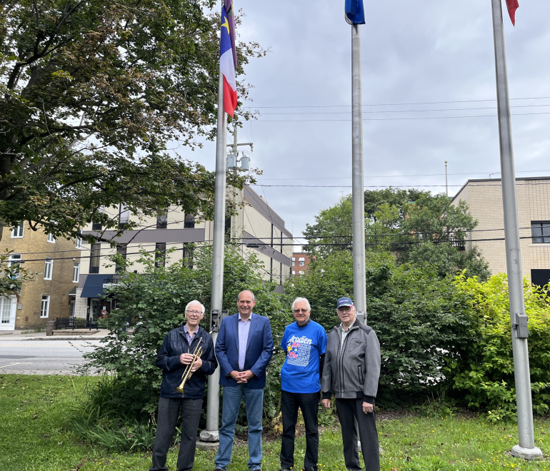 La Fête nationale des Acadiennes et Acadiens soulignée par la Ville de Rimouski