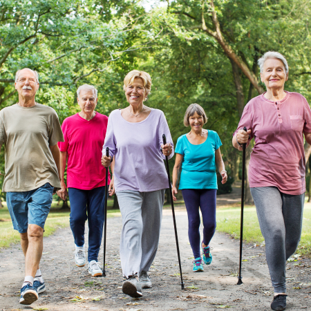 Groupe de marche 55 ans et plus