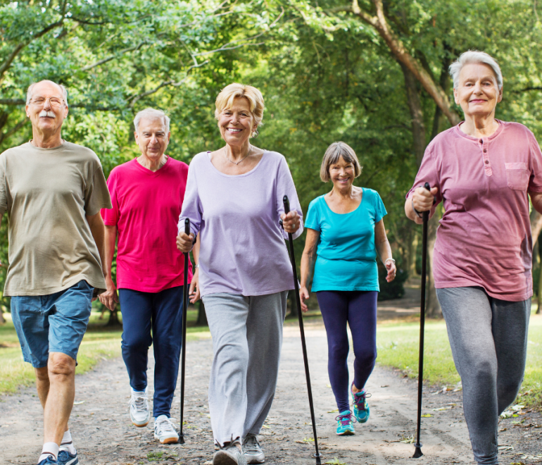 Groupe de marche 55 ans et plus