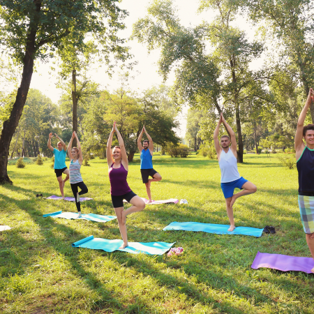 Yoga en plein air Yoga en plein air