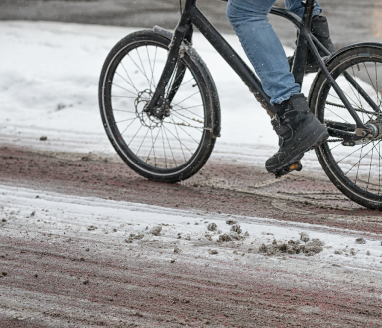 Mise en place d’un projet pilote pour le déneigement des pistes cyclables